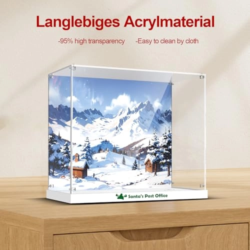 Acrylic Display Case for LEGO 10339 Santa Post Office