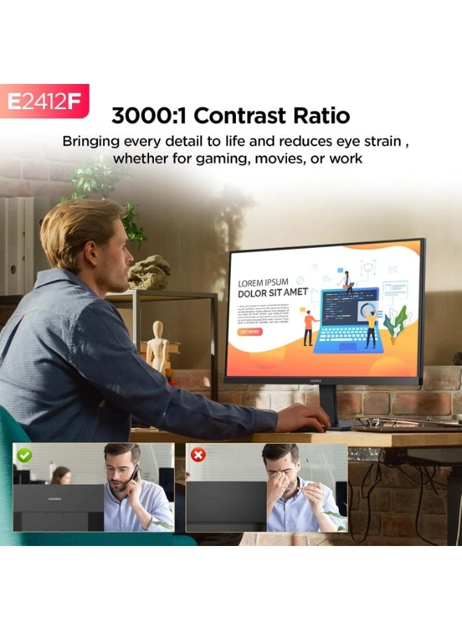 E2412F - 24 inch 1920x1080