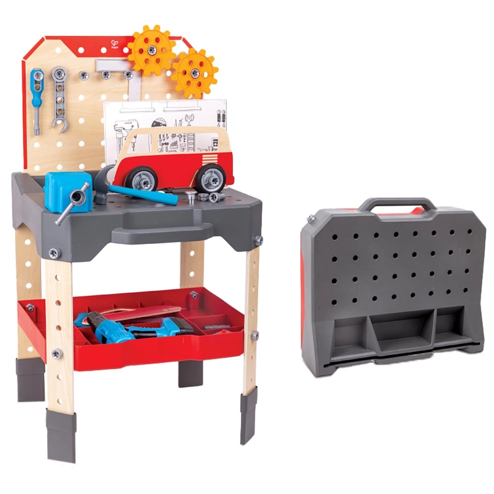 Hape Vehicle Service & Repair Tools Workbench - Suitable for 3 years & above