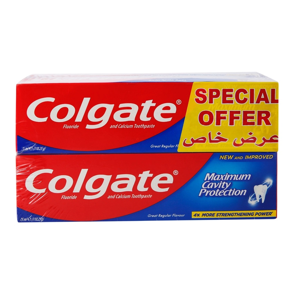 Colgate Maximum Cavity Protection Amino power Arginine Toothpaste 2 x 110.25 g