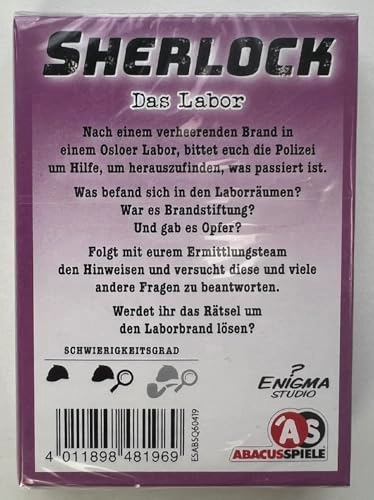 Sherlock The Lab - Card Game (German)