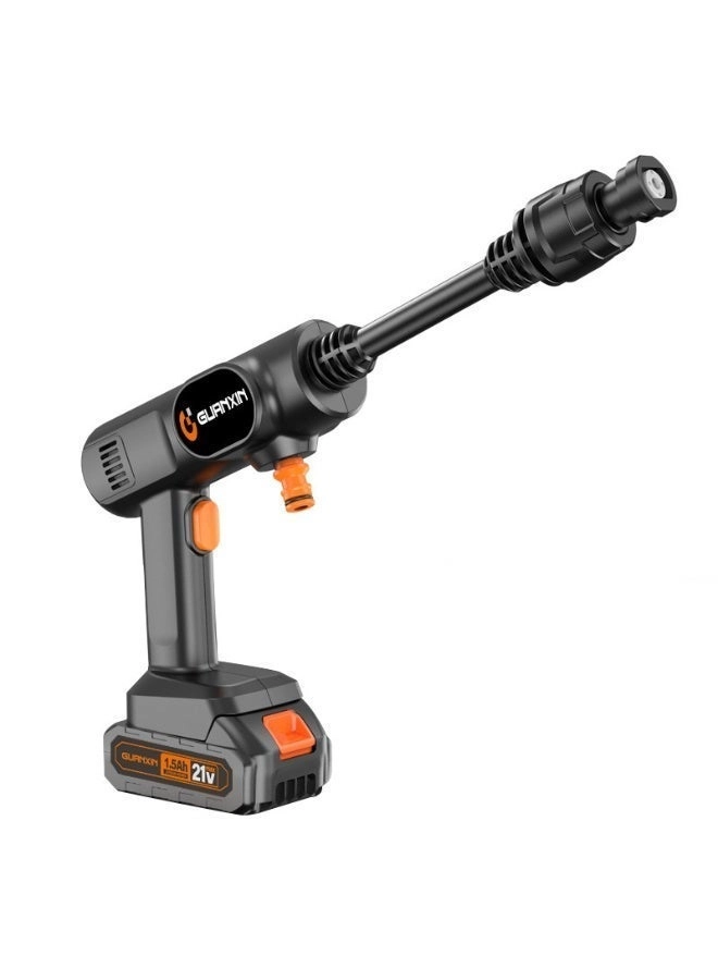 Portable High-Pressure Car Wash Machine - 450W 4000-4999mAh + Collapsible Water Tank - 5.5 Gallon 22L