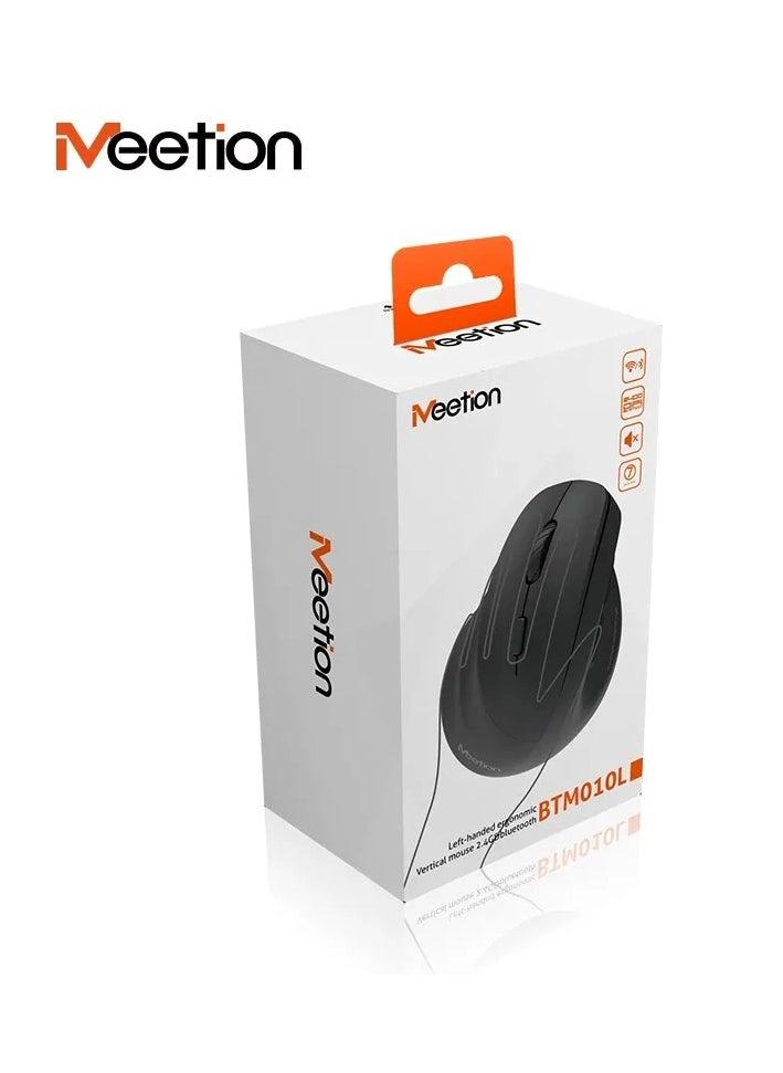 BTM010L Left-Handed Ergonomic Vertical Mouse - Wireless