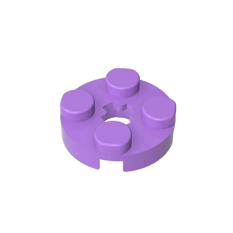 GDS-609 Plate Round 2x2 with Axle Hole Type 1 - 50pcs