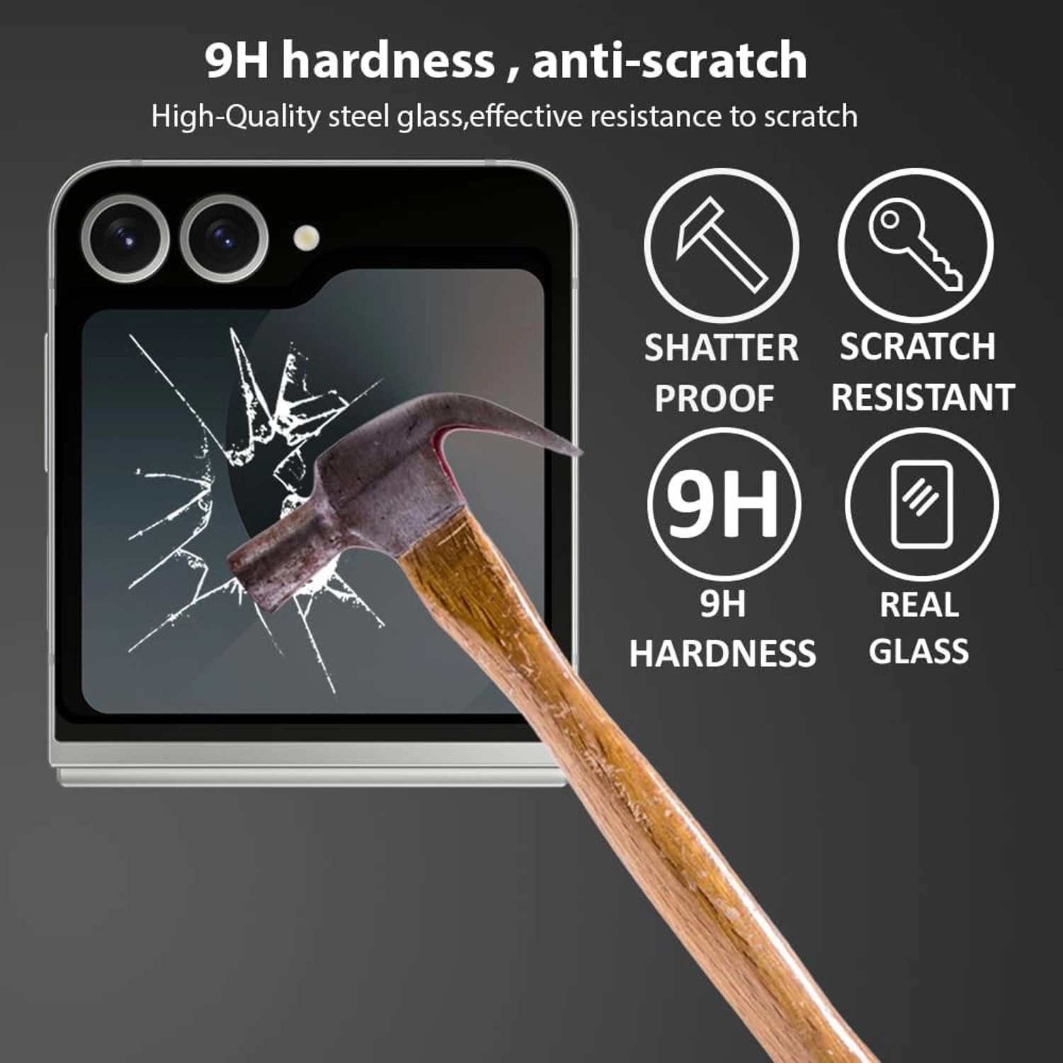 Privacy Screen Protector for Samsung Galaxy Z Flip 6