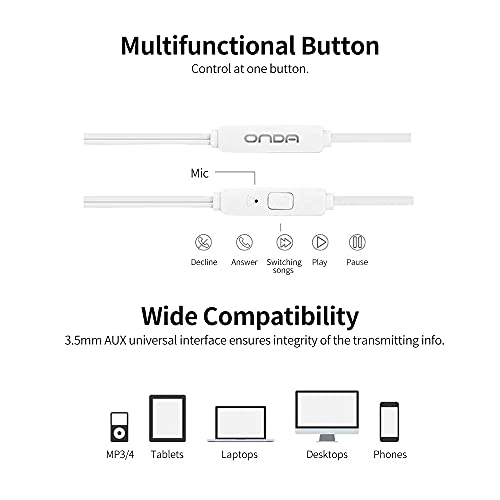 Universal In-ear Earbuds - Wired Earbud