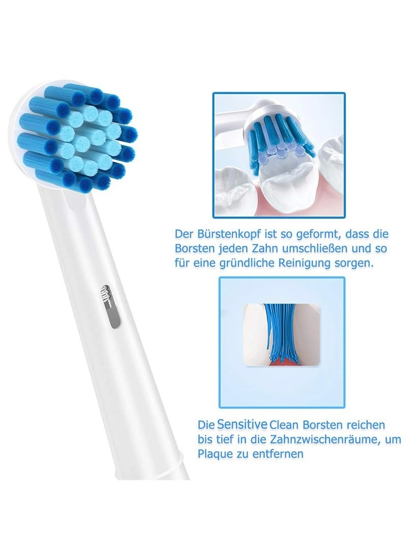 Replacement Toothbrush Heads - 16 Pack White Sensitive
