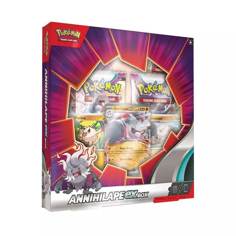 Pokmon Annihilape EX - 4 Booster Packs 1 Foil Promo Card