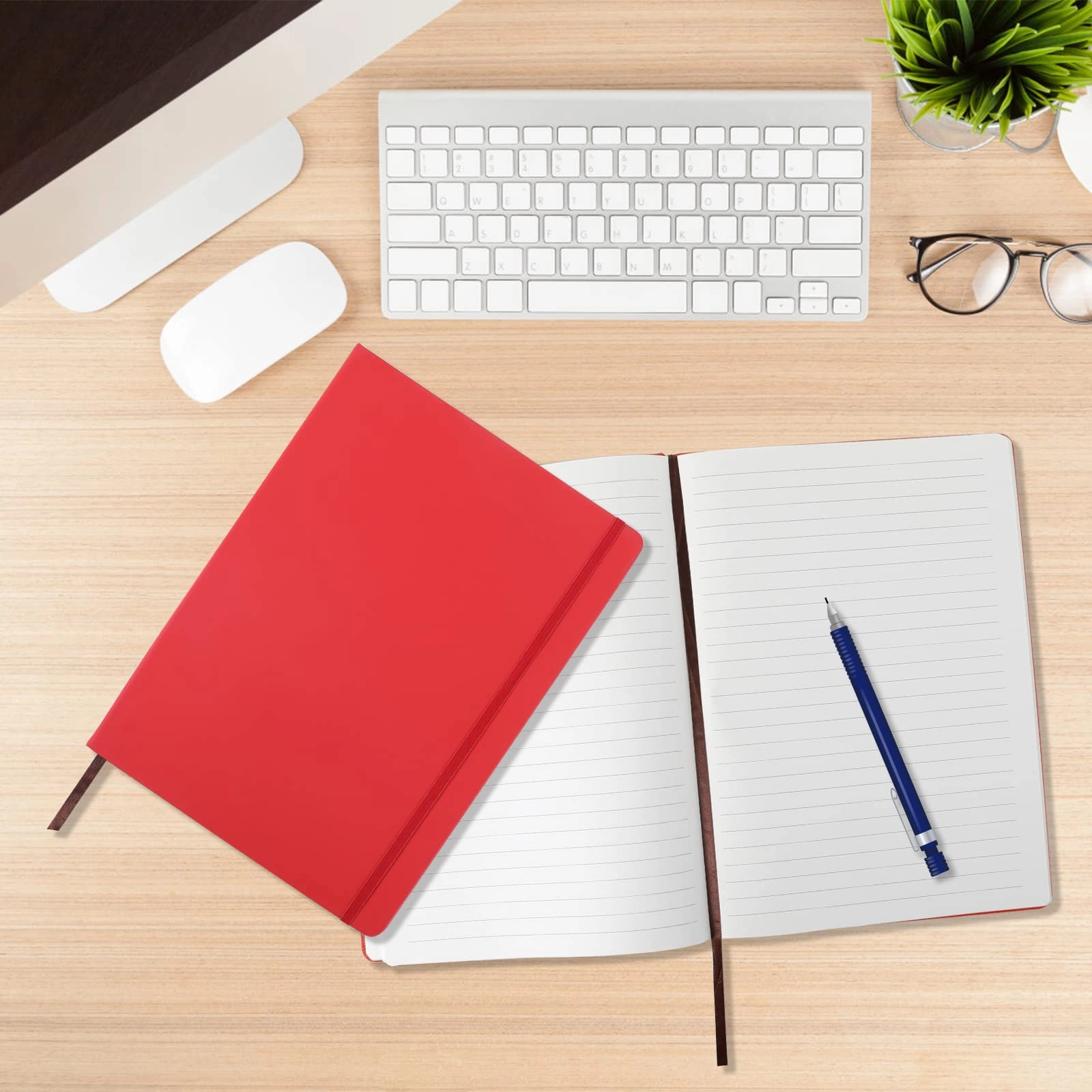 Notebook A4 Hardcover - Lined 80 Sheets
