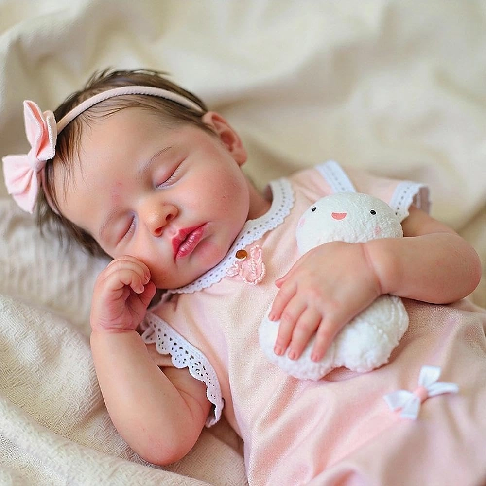 Nanjing Tianzeng Gifts Co.,Ltd Loulou Reborn Baby Doll - 20 inch Full Body Vinyl Girl Ages 3+