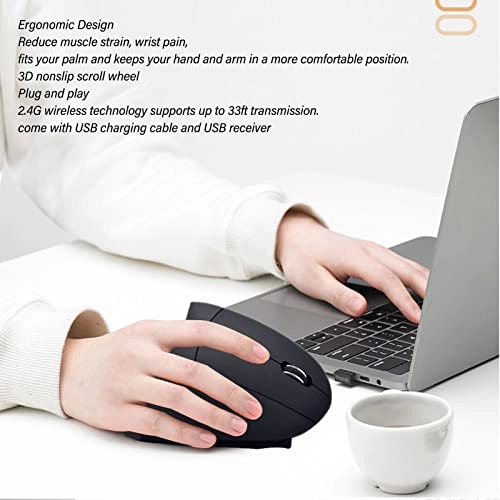 Vertical Mouse - 2.4G wireless