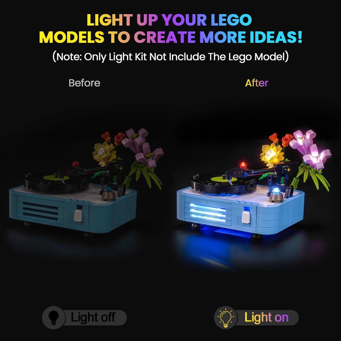 Led Light Kit - Upgraded Compatible with Record Player 31172