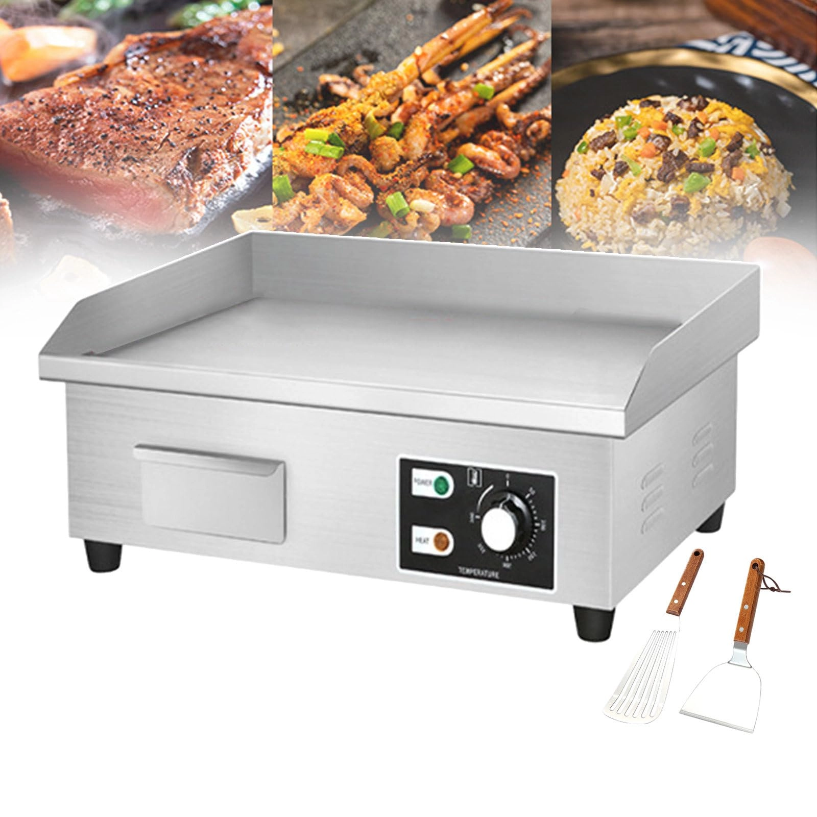 Commercial Electric Griddle - 4 zone(s) 450*300mm