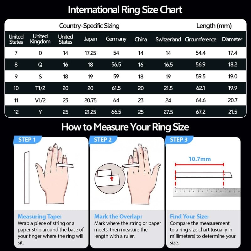 Smart Ring Health Tracker - 24/7 Heart Rate Monitor IP68 Waterproof
