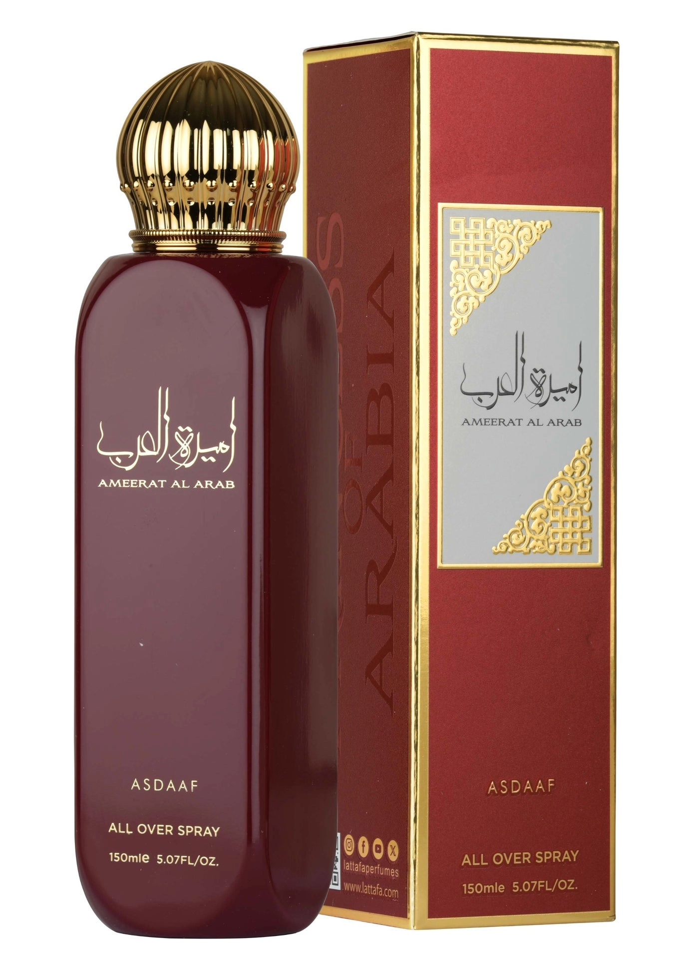 Ameerat Al Arab – All Over Spray - Eau de Parfum 150 ml