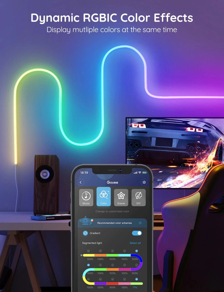 Neon LED Strip Light - 3m