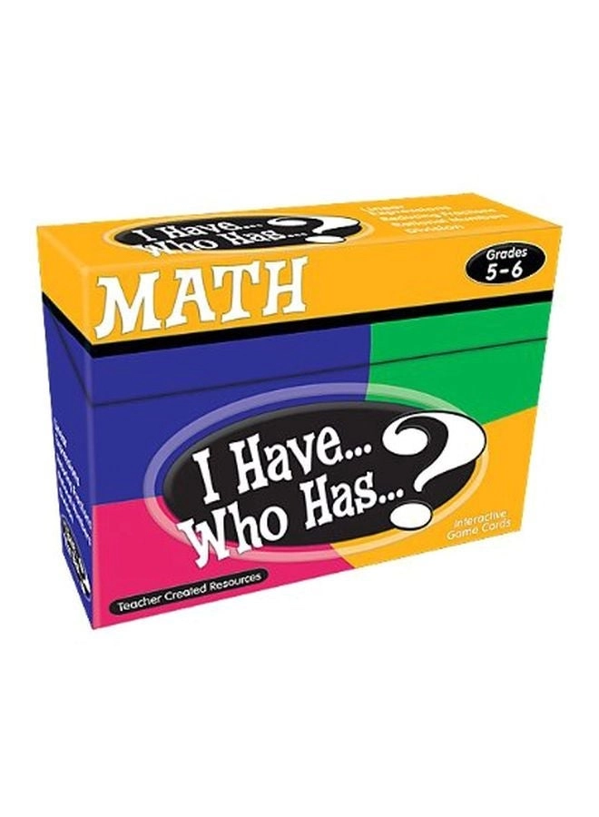 Teacher Created Resources I Have Who Has - Card Game