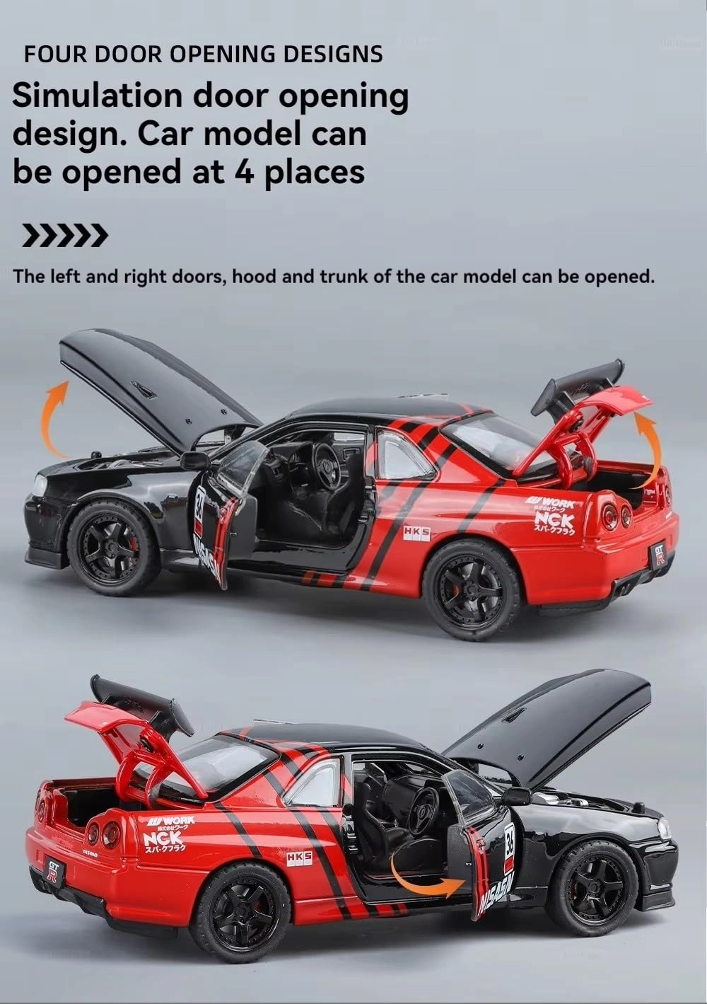 Skyline R34 - 1:32 Scale 1.0 Count