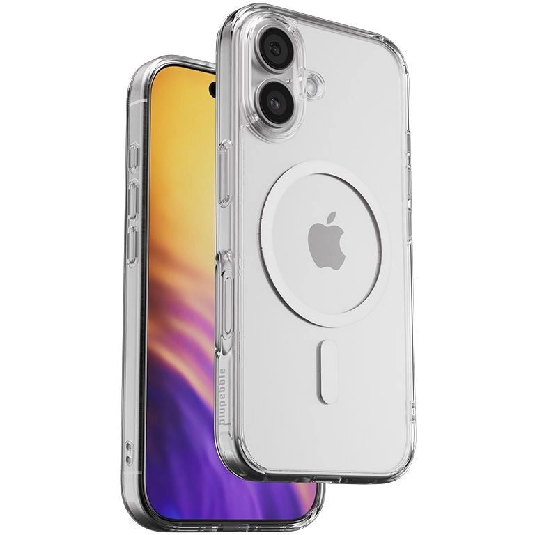 blupebble Hybrid Crystal Clear with MagSafe for iPhone 16 Plus