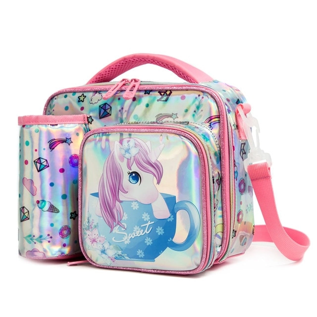 Lunch Bag - Unicorn Chrome Pink 8L