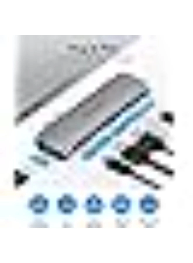 USB C Hub - Dual 4K HDMI 2 USB 3.0 60W Charging