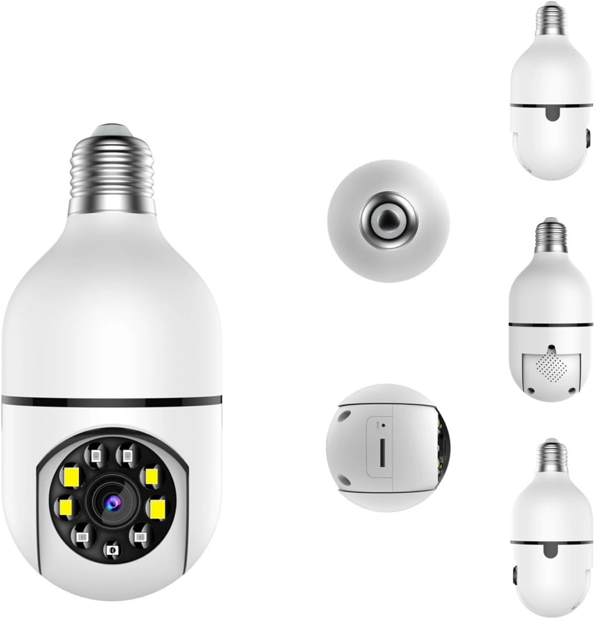 Light Bulb Security Camera 1080P