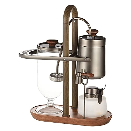 Luxurious Balance Siphon Coffee Pot - Stainless Steel Reusable Filter