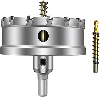 ASNOMY Tungsten Carbide Tipped Hole Saw - 4 Inch Metal Stainless Steel Iron Wood Plastic