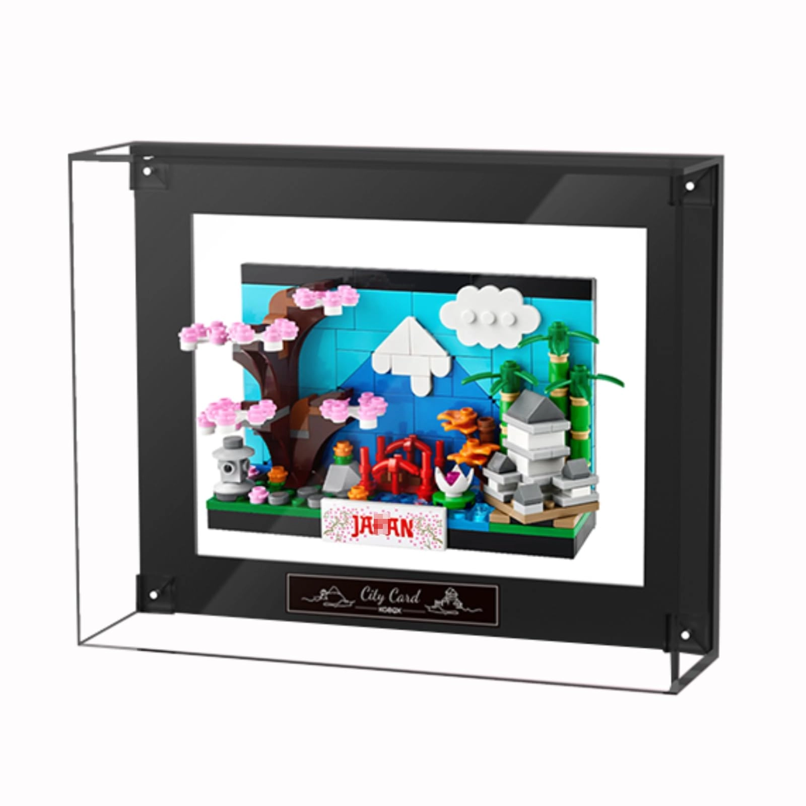 Shengor Figures Display Box - 20x0.6x15cm acrylic B