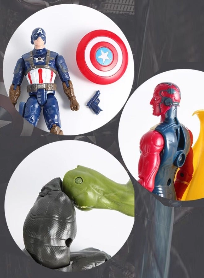 Superhero Action Figures Set
