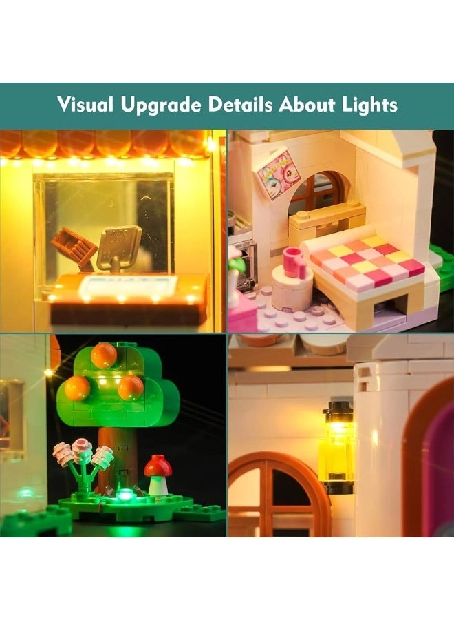 LED Light Kit for LEGO Nook's Cranny & Rosie's House 77050 - No Models Only Light Compatible with Animal Crossing