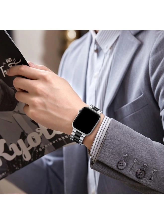 Metal Chain Band - 41mm 40mm 38mm 44mm 42mm 45mm 49mm Stainless Steel