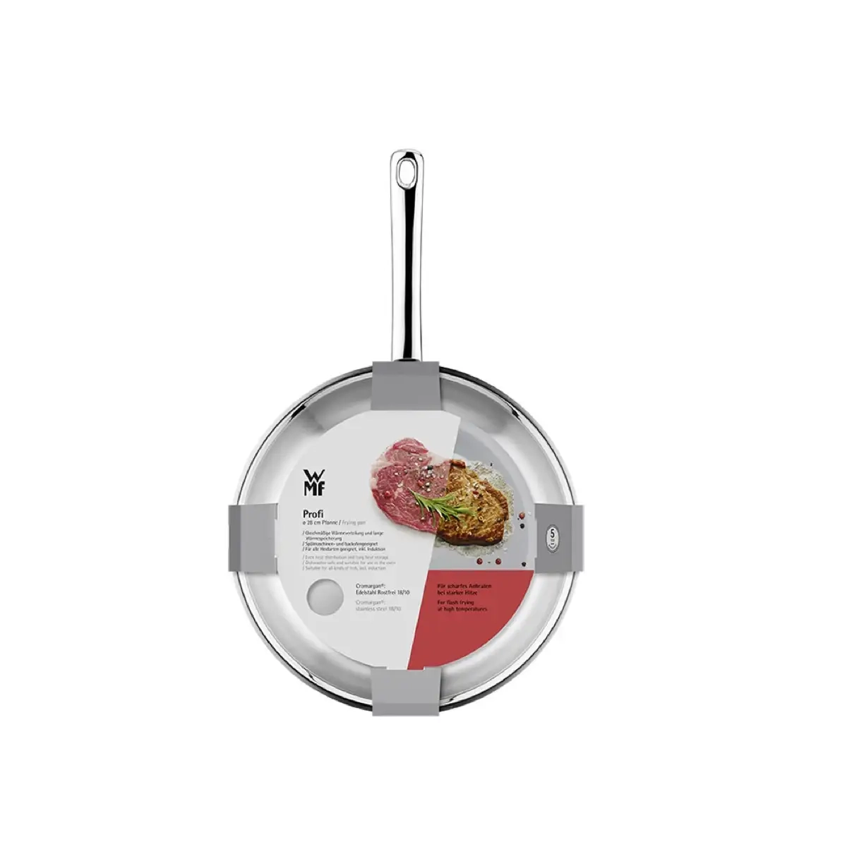Profi Stainless Steel Frying Pan - 24 cm