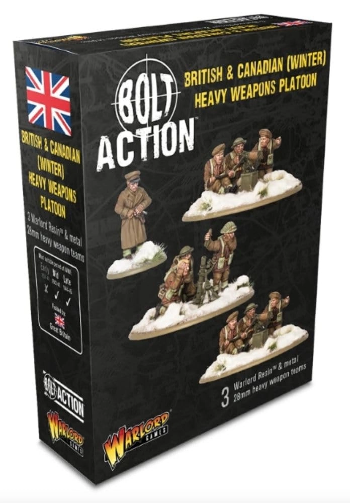 WARLORD GAMES Heavy Weapons Platoon: British & Canadian Infantry - 10 figures