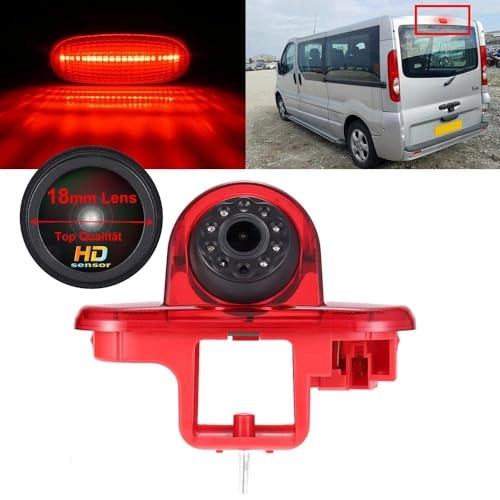 Brake Light Reversing Camera + Rear View Mirror Monitor - Night vision 628 x 586 pixels