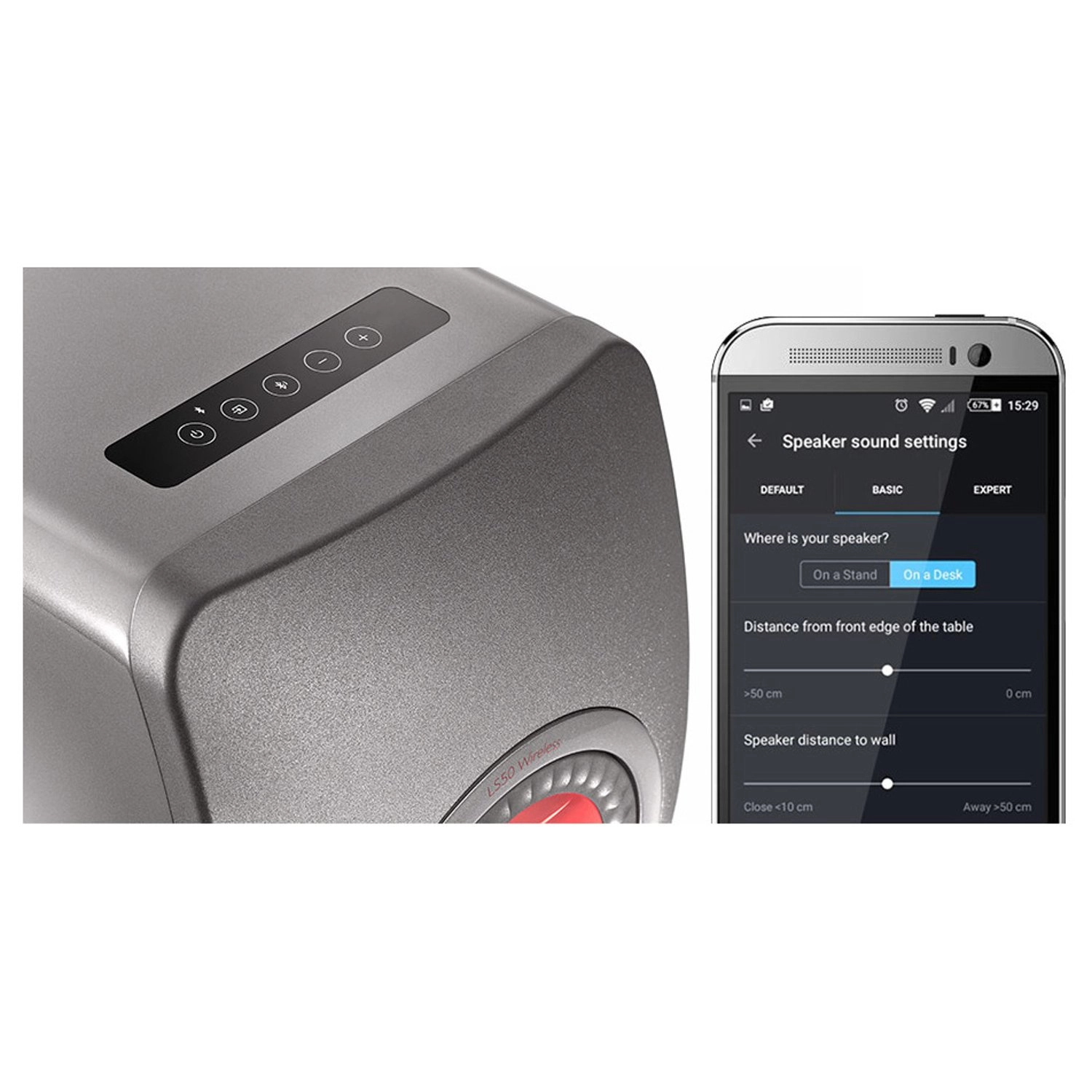 LS50 Wireless - Bookshelf Speaker Titanium Pair