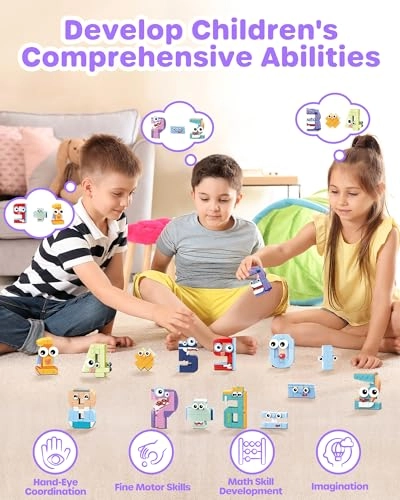 Math Building Blocks - 5+ 704 pieces