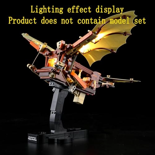 LED Light Kit for LEGO Leonardo da Vinci's Flying Machine 10363 - Plastic 1 4.5-5V