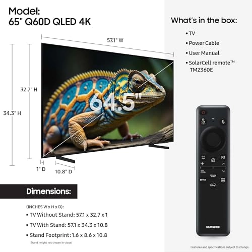 QN65Q60DAFXZA - 65-Inch