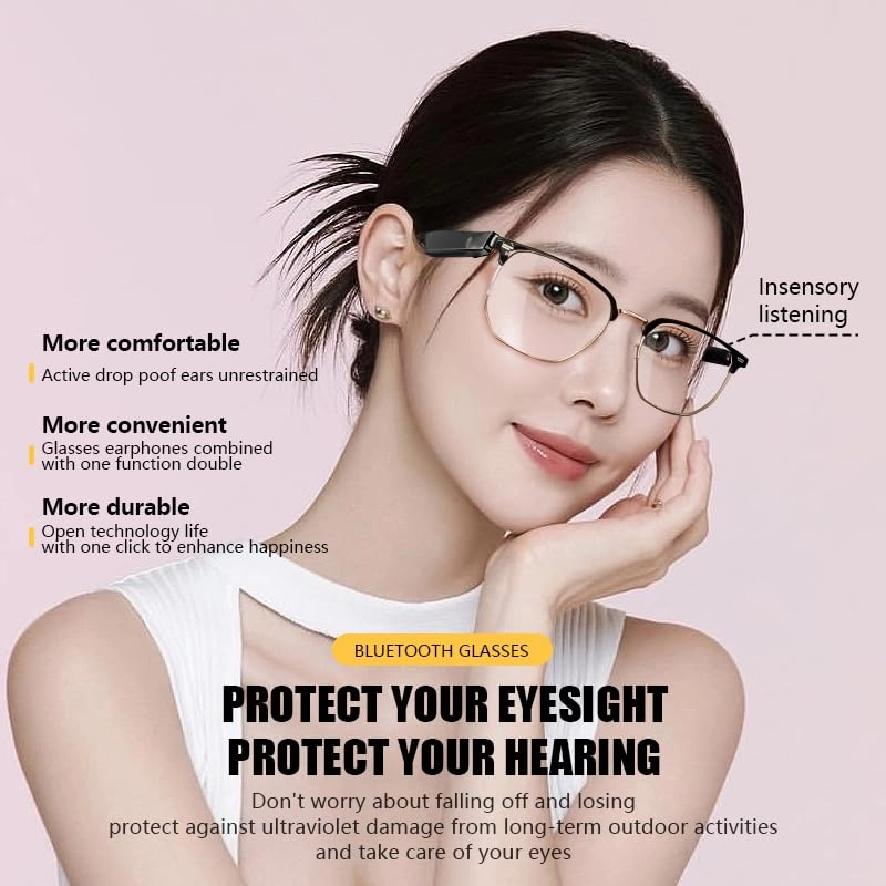 Smart Wireless Bluetooth Sunglasses - Blue Light