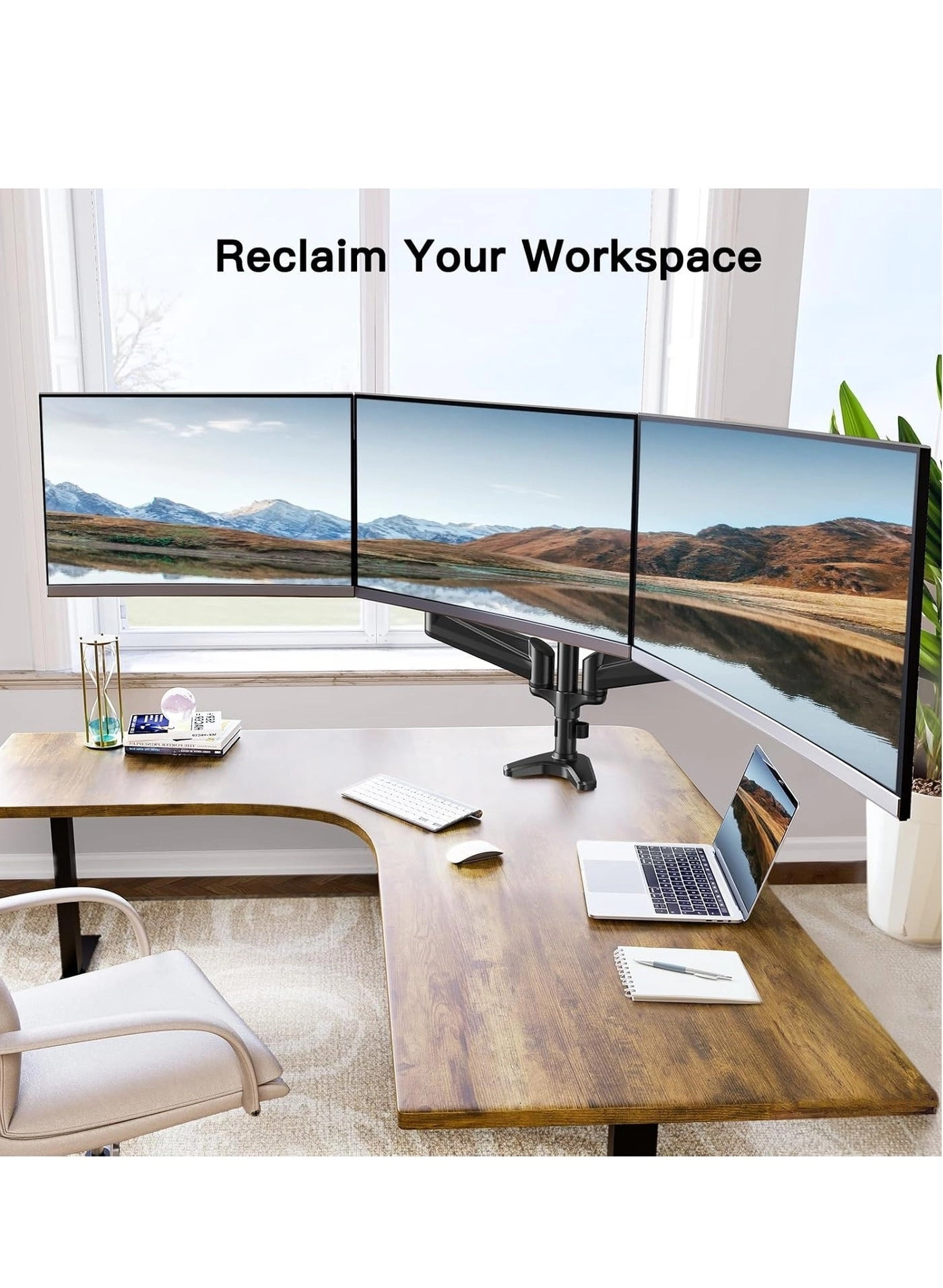 Triple Monitor Mount - 3 24”-32”