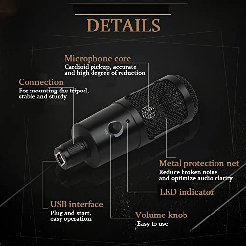 USB Home Vocal Microphone - USB Cardioid
