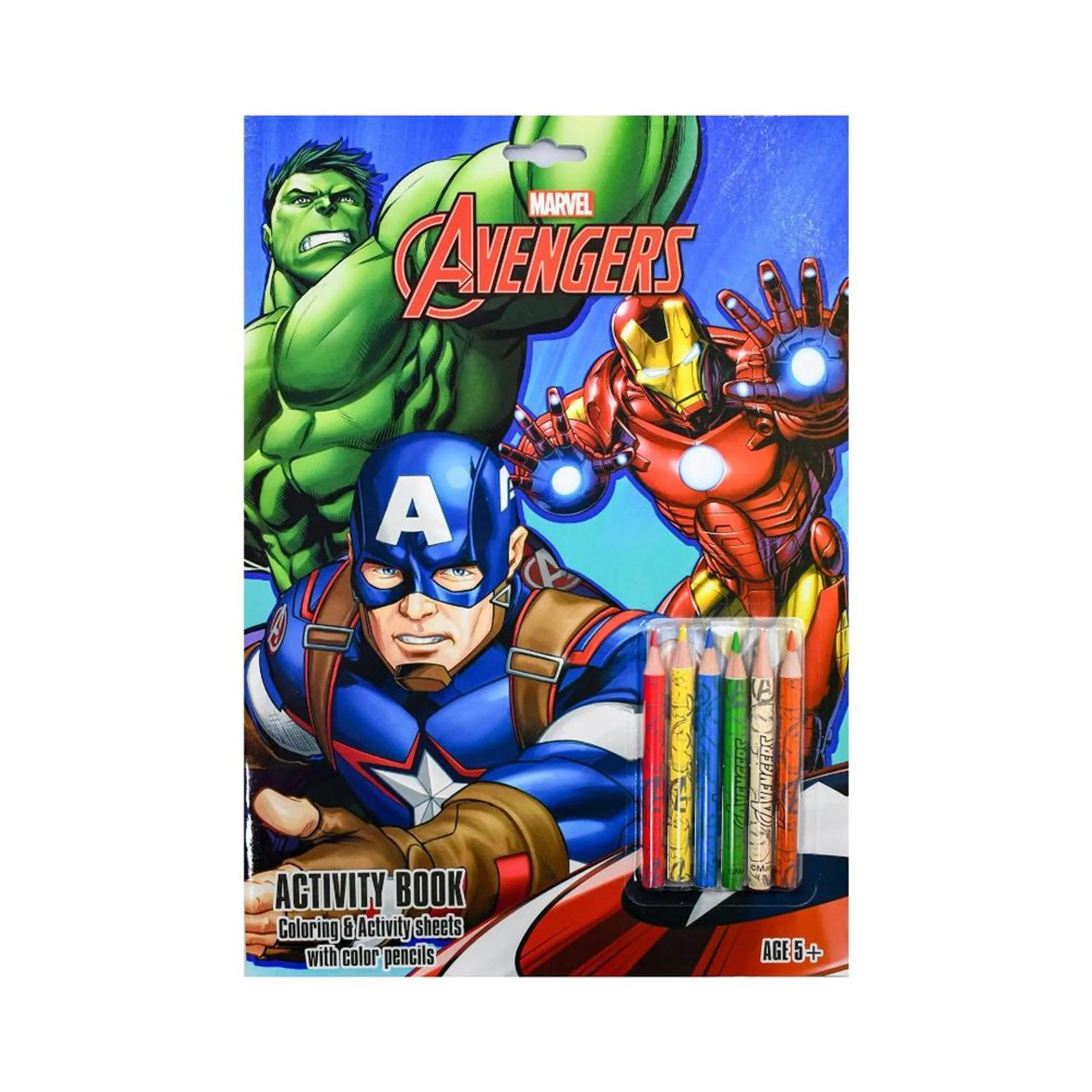Crayola Colouring Activity Book And Color Pencil Set - six