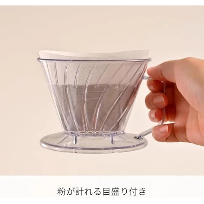 Pegasus Flat Bottom Dripper - Size 02 Clear