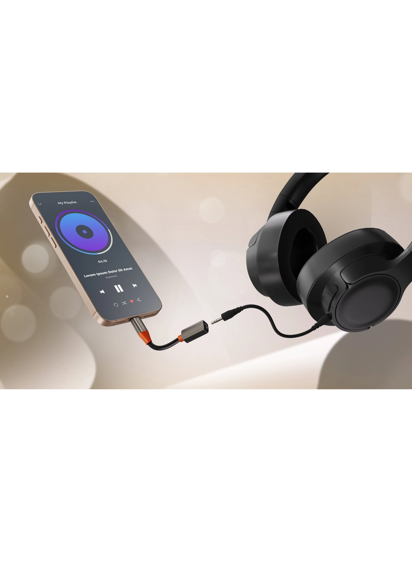 AudioLink USB-C to 3.5mm Audio Jack Adapter - 10cm