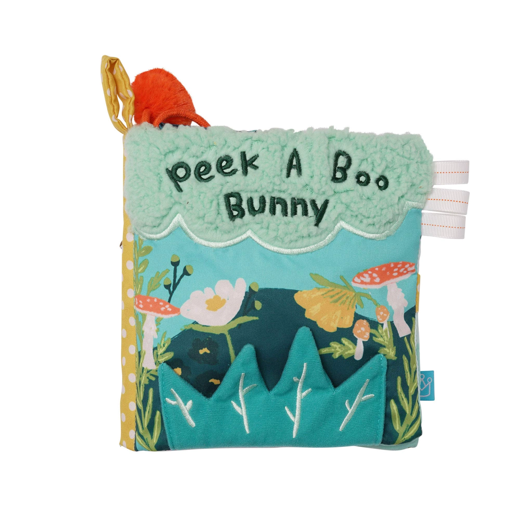 Manhattan Toy Fairytale Peek-a-Boo Bunny Fabric Book - 0 months+