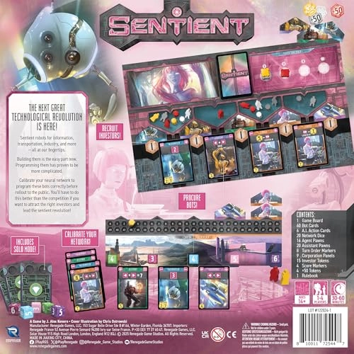 Sentient - Revised Edition - Solo Mode Updated Board