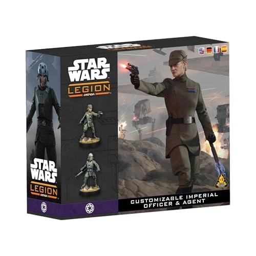 Star Wars Legion: Customizable Imperial Officer & Agent Miniatures Expansion (Multilingual)