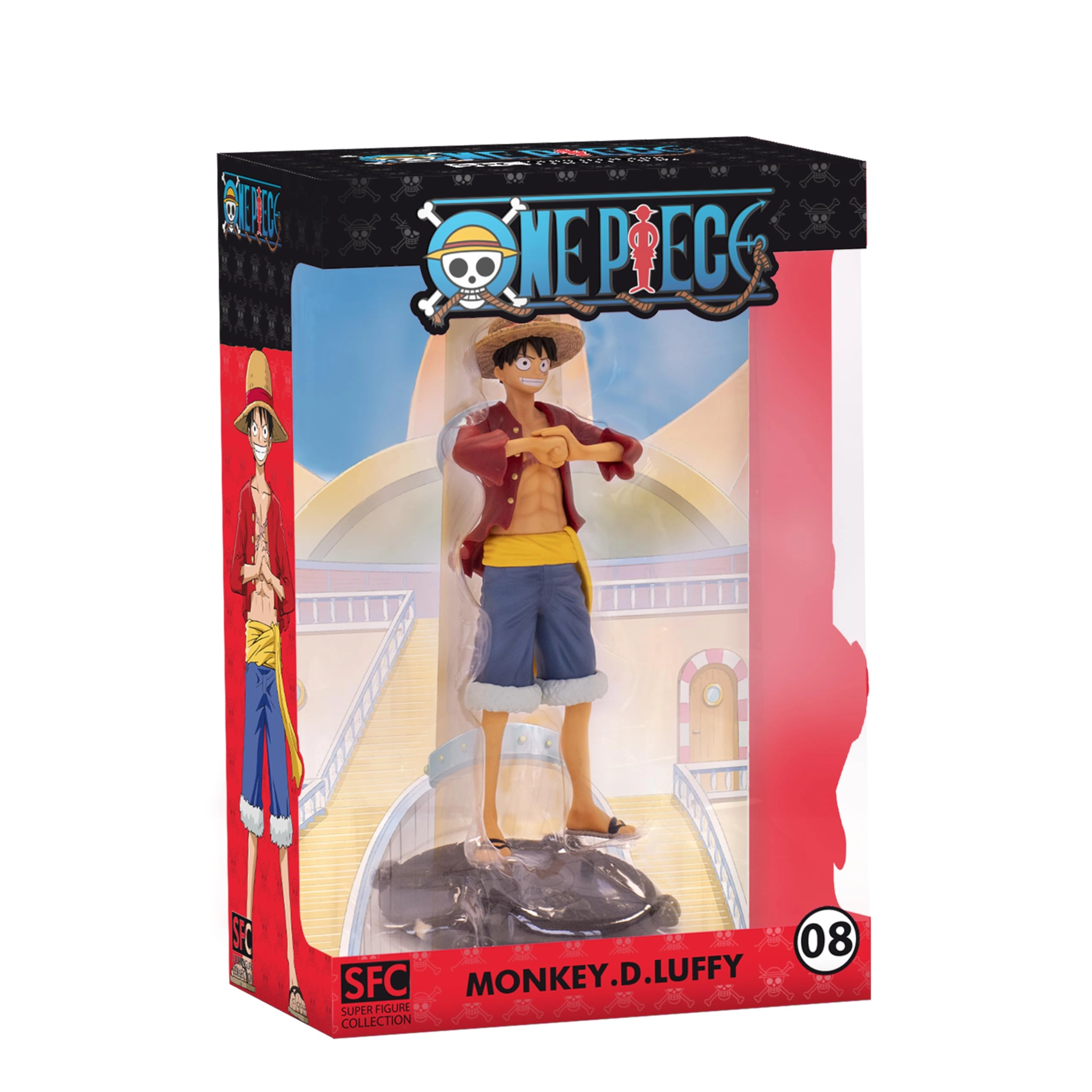 ABYstyle Luffy - One Piece Super Collection Figurine (16.5 cm) (Abyfig008)
