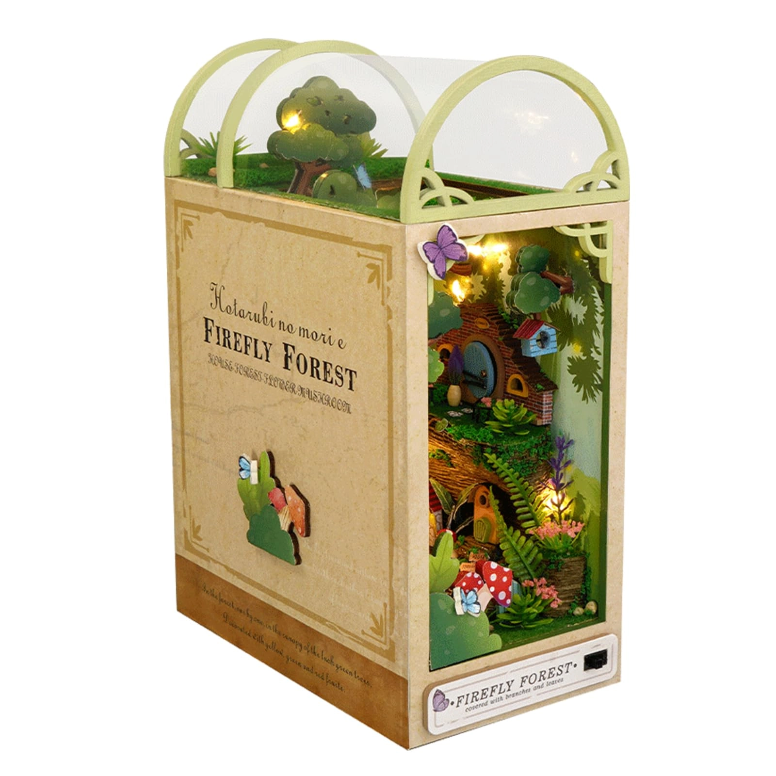 Outbit DIY Puzzle Dollhouse Kit - forest of the fireflies